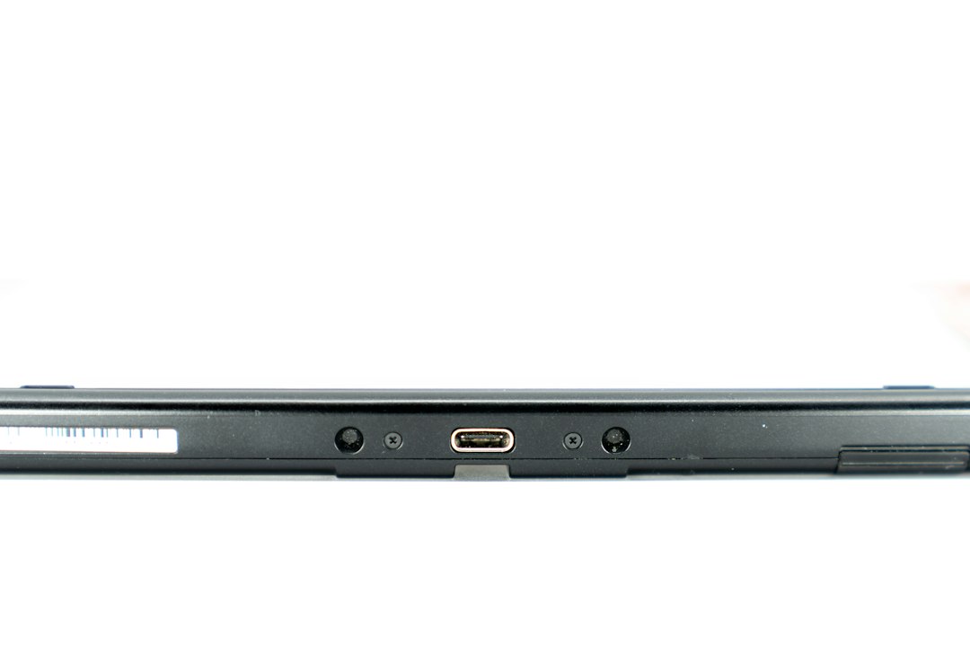 Port de charge USB-C d'une console portable
